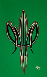 Small Plastisheen Panels by Steve Kafka - Green 5