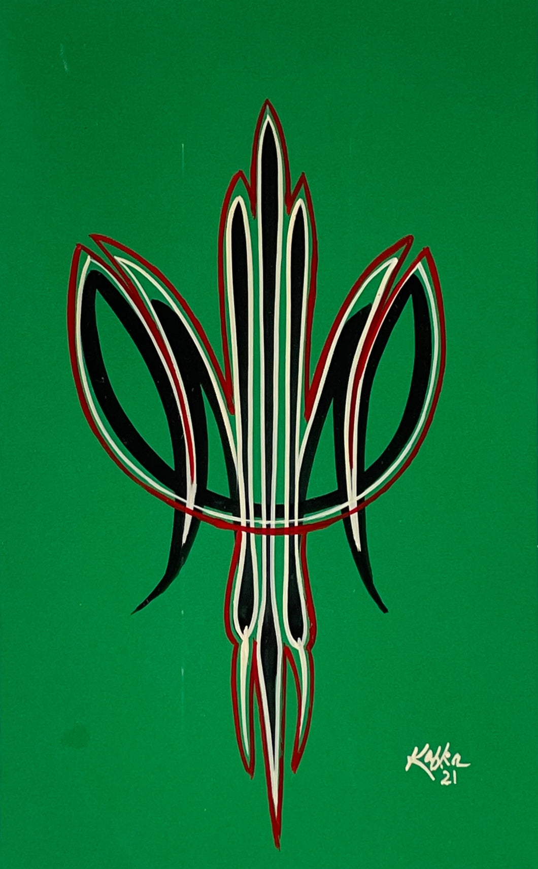 Small Plastisheen Panels by Steve Kafka - Green 5