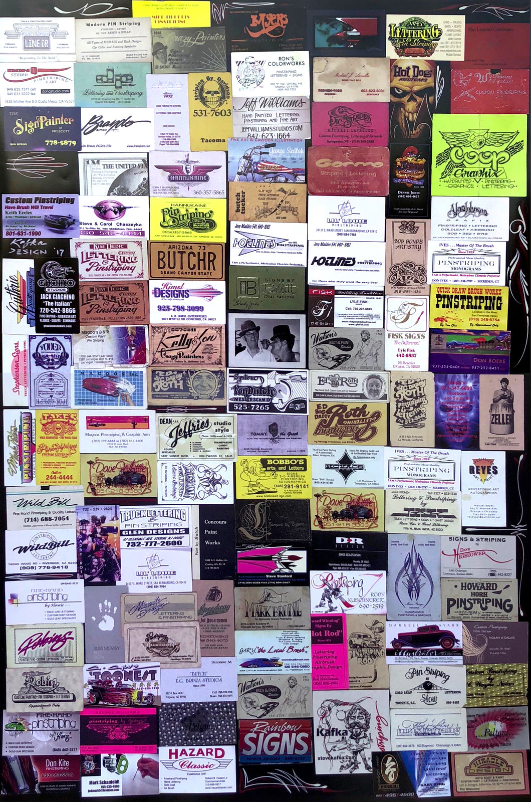 rare business cards Vintage (Lot of 100+) 1970s 1980s 1990s California *RARE* In a pre digital world,